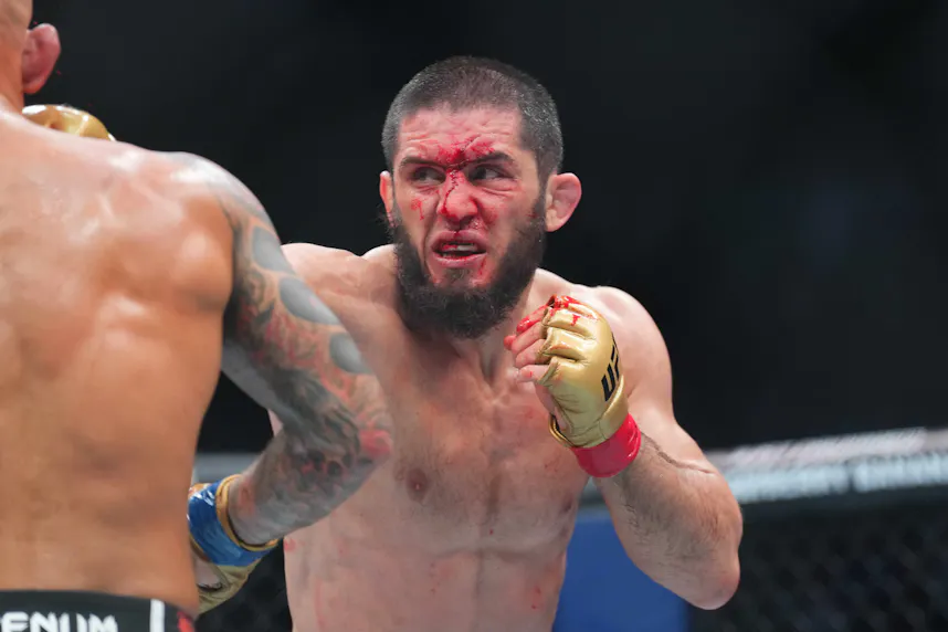 Islam Makhachev fights Dustin Poirier during UFC 302, and we look at the best UFC 311 betting odds & lines.