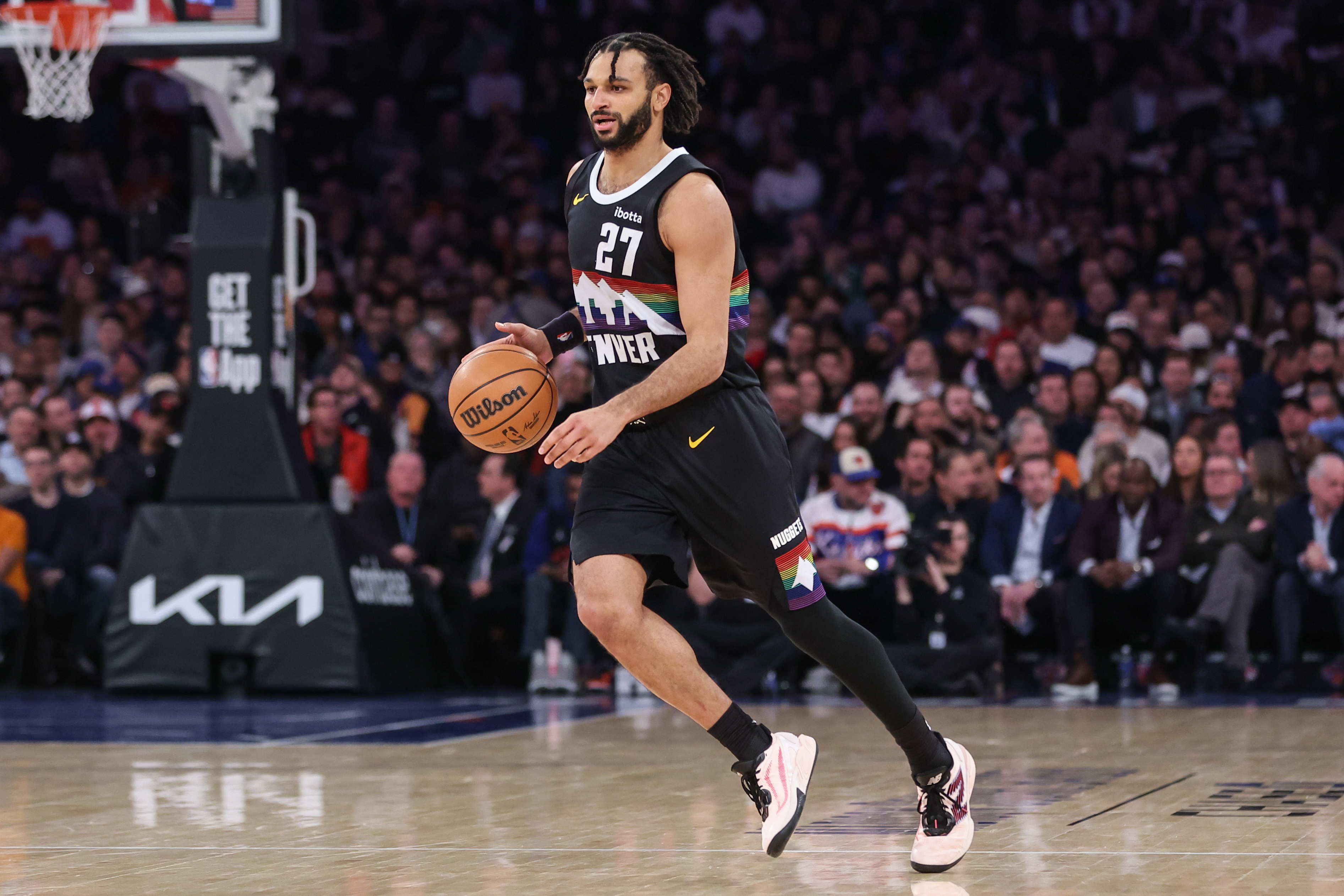 Denver Nuggets guard Jamal Murray (27) at Madison Square Garden as we break down our NBA 3 point contest predictions.