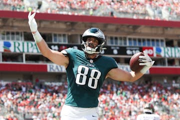 First Touchdown Scorer Predictions for Week 8: Goedert in Perfect Spot to Keep Riding High