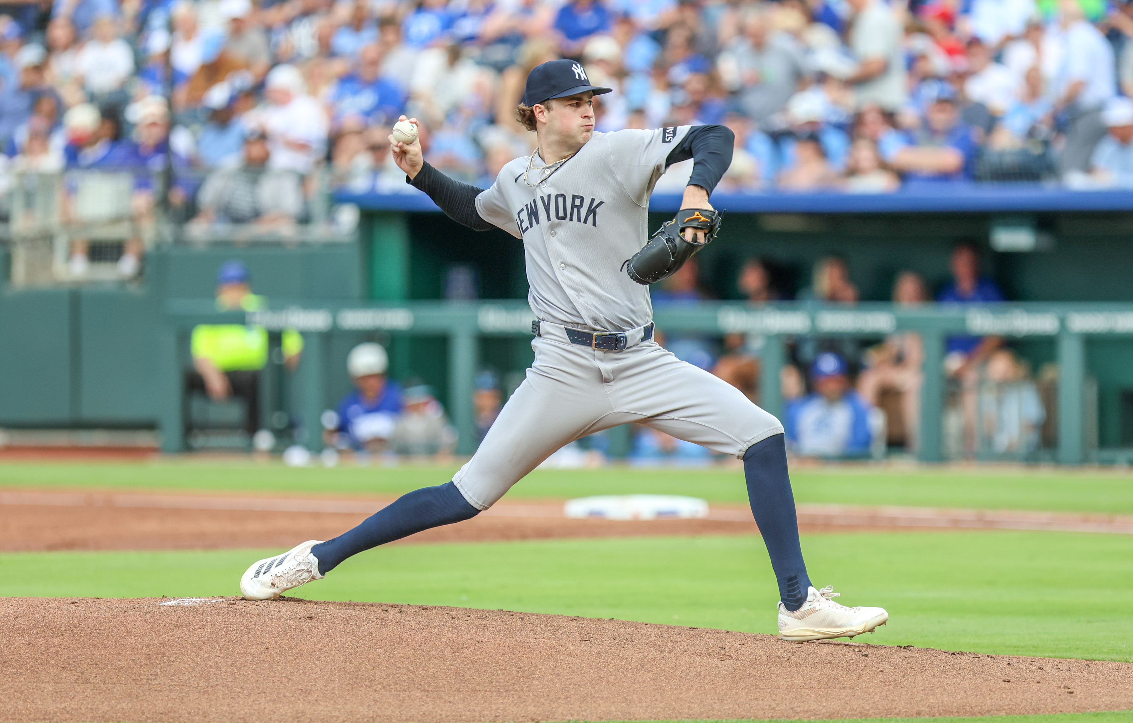New York Yankees starting pitcher Cam Schlittler throws a pitch as we make our best NRFI picks today.