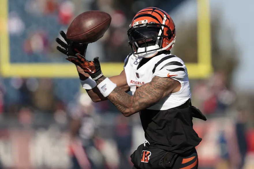 Ja'Marr Chase of the Cincinnati Bengals is the focus of our Ja'Marr Chase player props