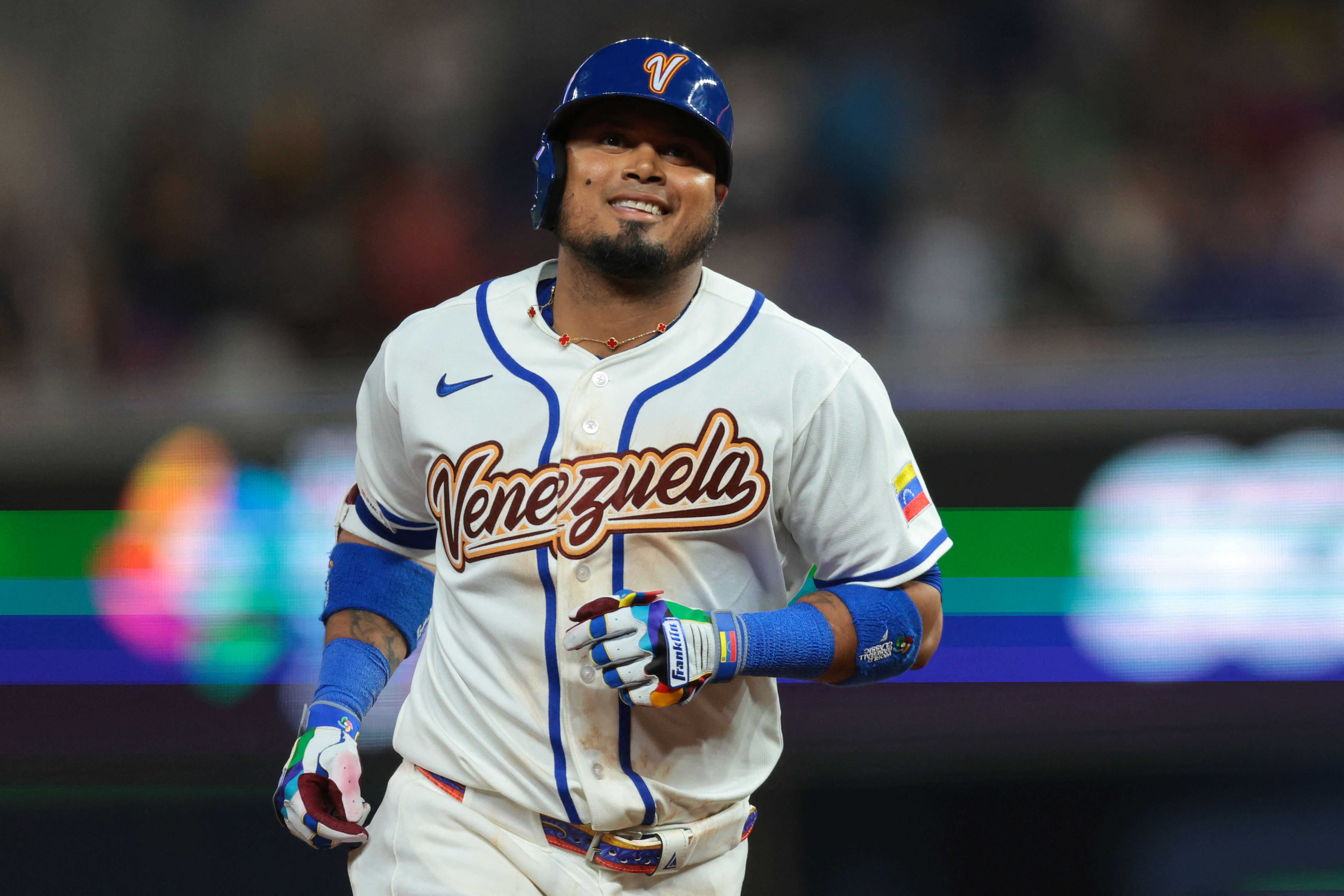 Venezuela's Luis Arraez rounds the bases, and he's key as we look at our Italy vs. Venezuela predictions.