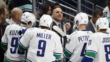 Vancouver Canucks head coach Rick Tocchet is one of the favorites in the Jack Adams Award odds.