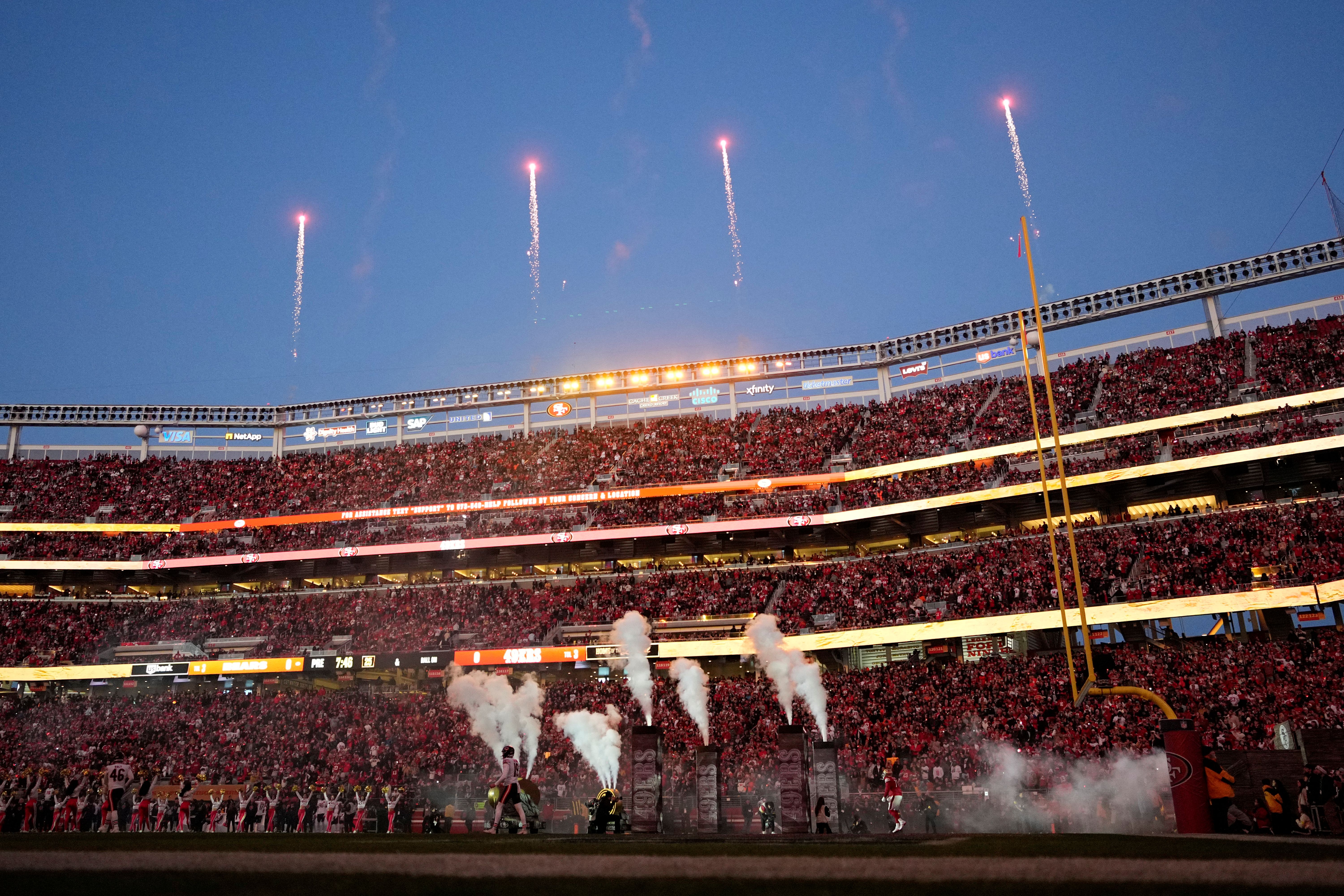General view of Levi's Stadium before a game as we look at the Levi's Stadium trends for Super Bowl 2026.
