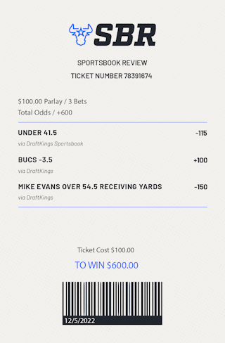 Best Same-Game Parlay for Saints vs. Buccaneers on Sunday Night