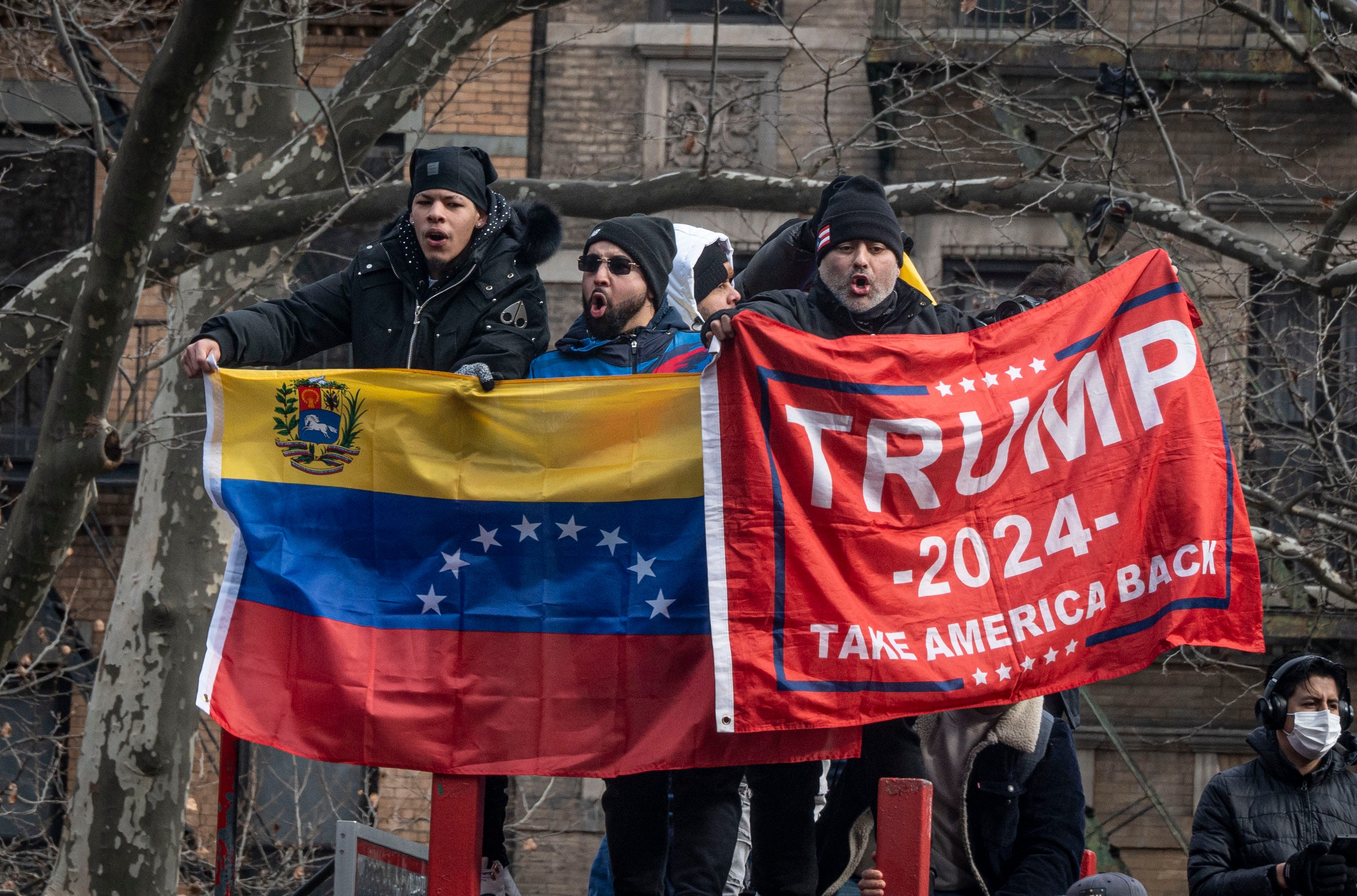 Protesters celebrating the ouster of deposed President Nicolas Maduro as we look at users reactions to Polymarket not settling certain Venezuela markets.