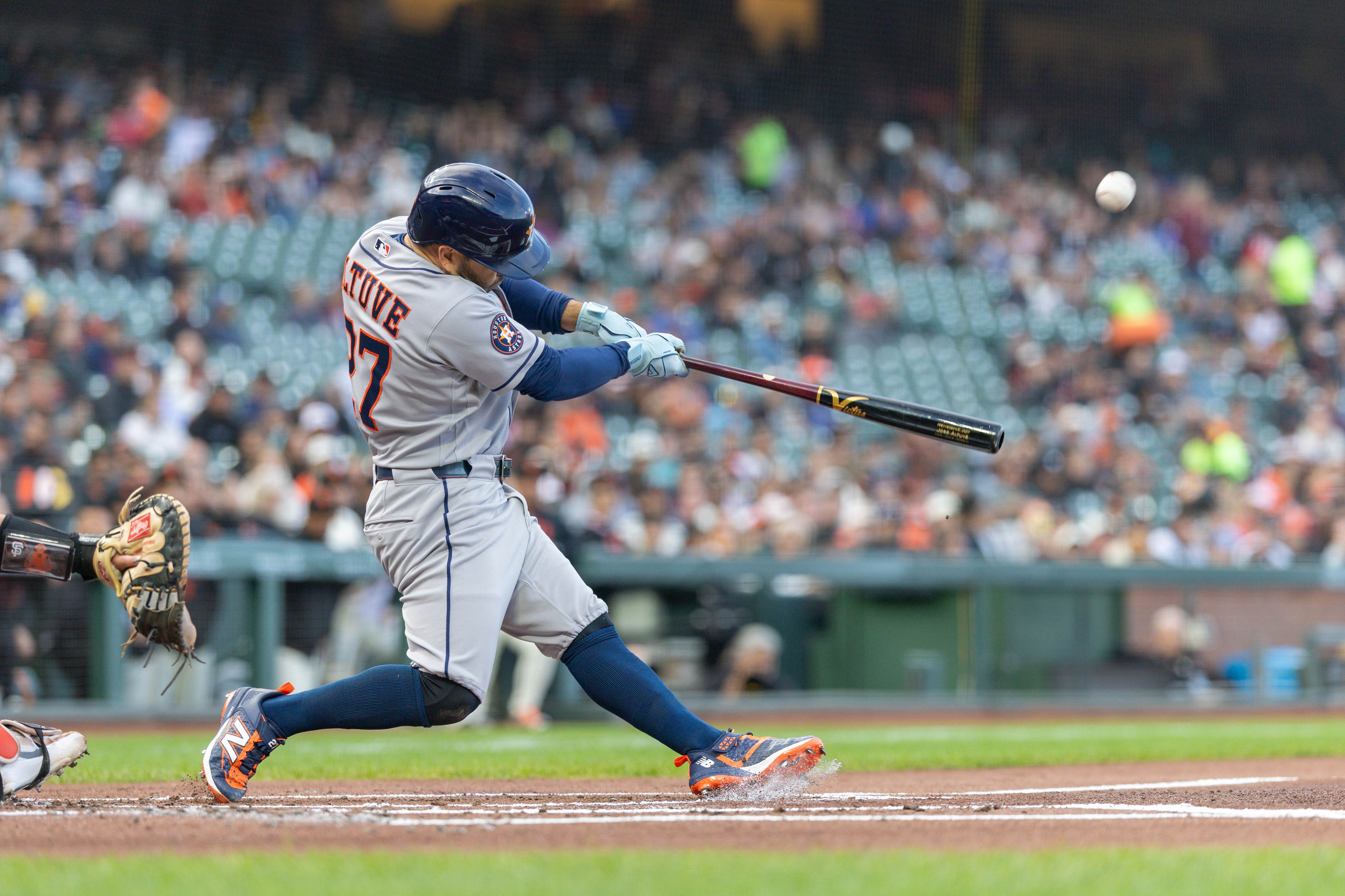 Houston Astros second baseman Jose Altuve hits as we make our best MLB home run predictions today.