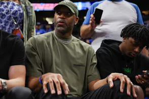 Orlando Magic former guard Tracy McGrady looks on from the sidelines as we look at the details of his partnership with BetVictor.