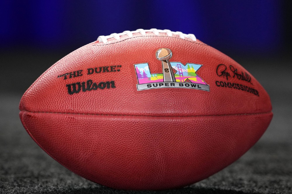 An official football for Super Bowl 60 as we look at when is Super Bowl 60