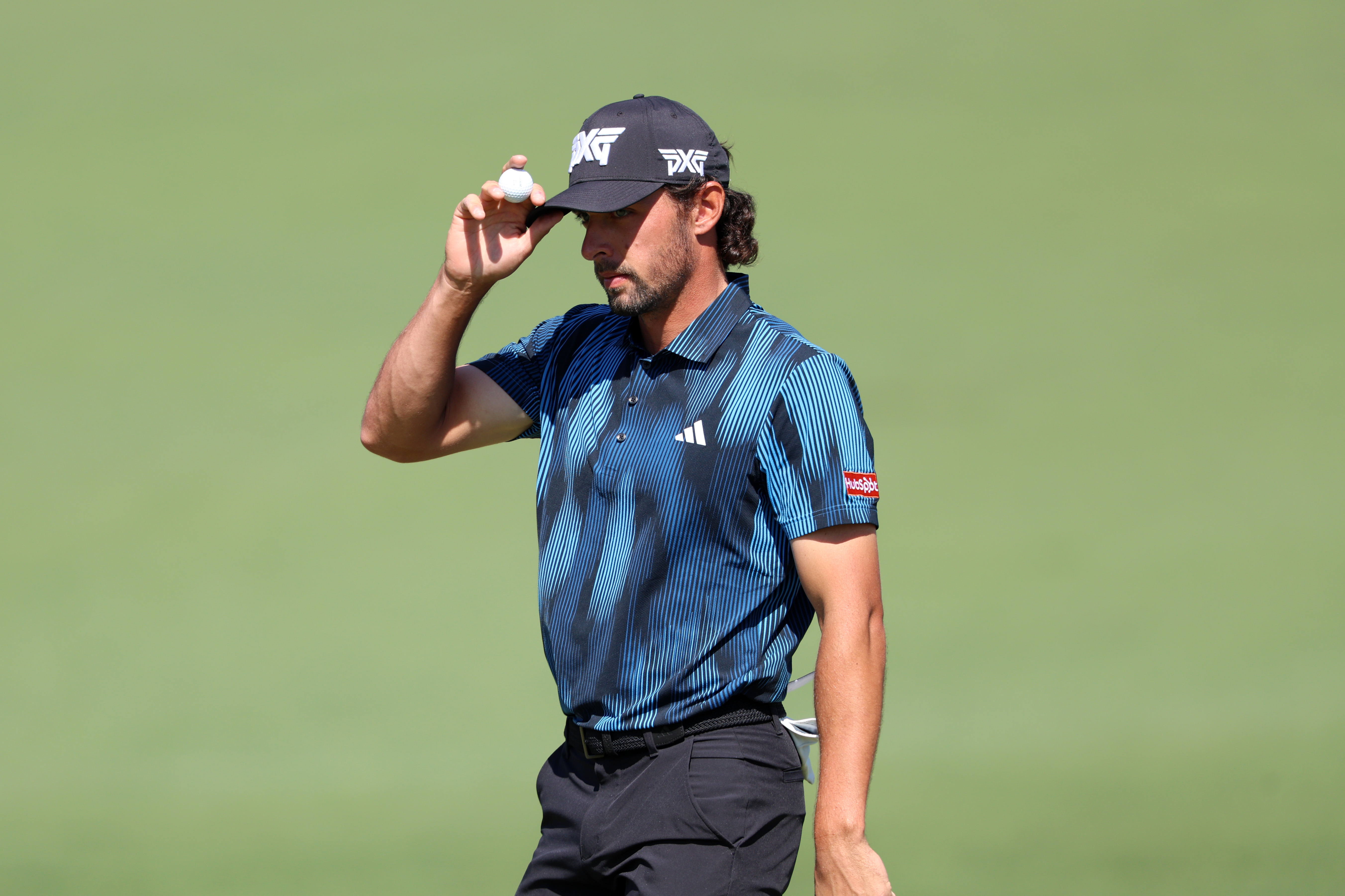 Marco Penge reacts after putting on the second green as we break down our Zurich Classic Odds favorites pick to win 2026.