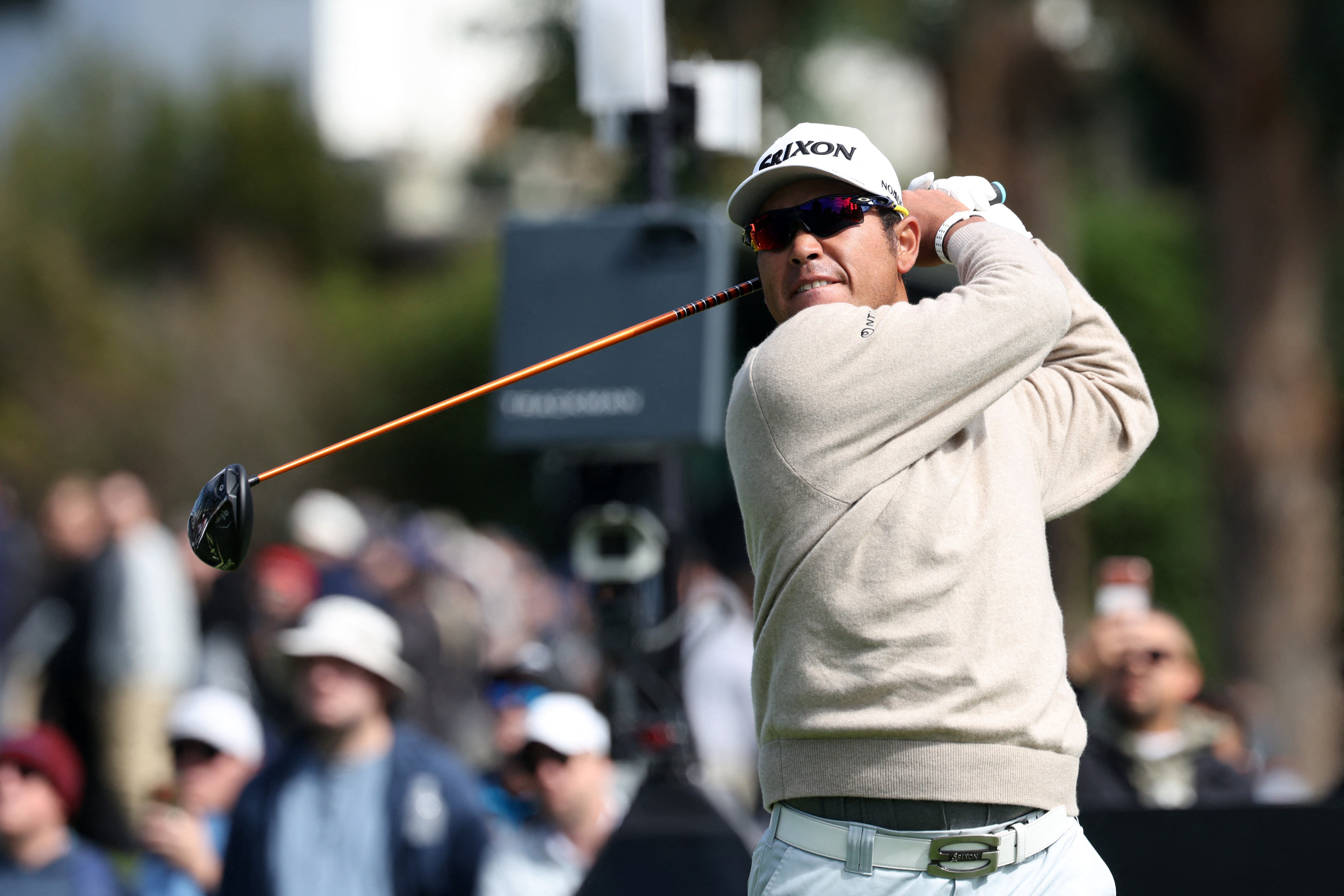 Hideki Matsuyama hits his tee shot as we look at our Arnold Palmer Invitational odds and betting guide