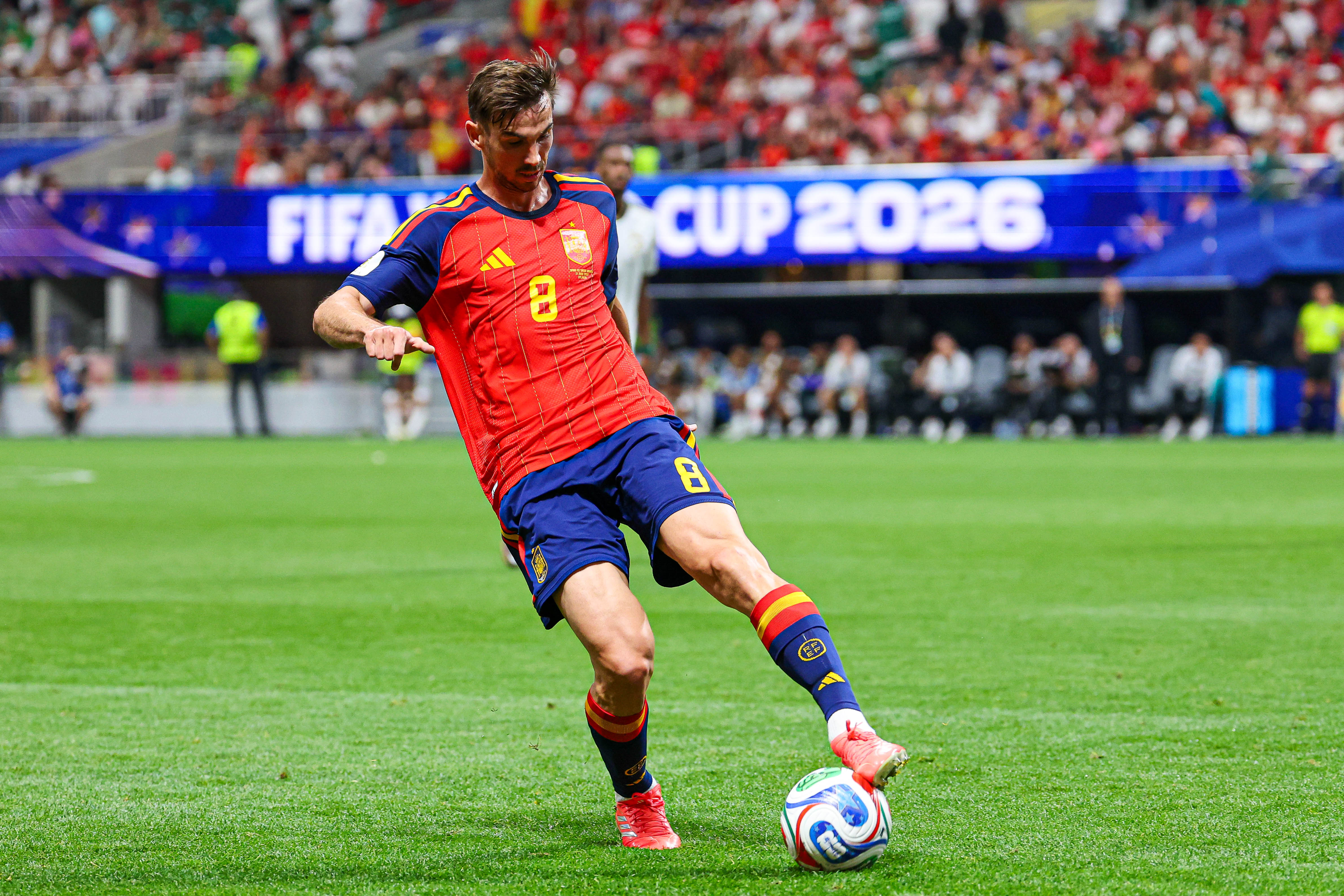 Spain's Fabian Ruiz in action as we make our best Uruguay vs. Spain prediction.