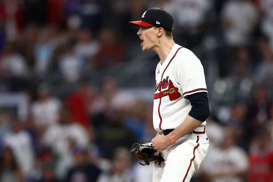 Max Fried of the Atlanta Braves reacts in the fourth inning against the Philadelphia Phillies, and we offer our MLB best bets and player props based on the best MLB odds.